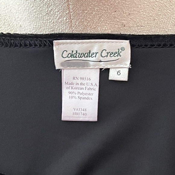 Coldwater Creek Velvet Long Sleeve Top - Picture 4 of 4